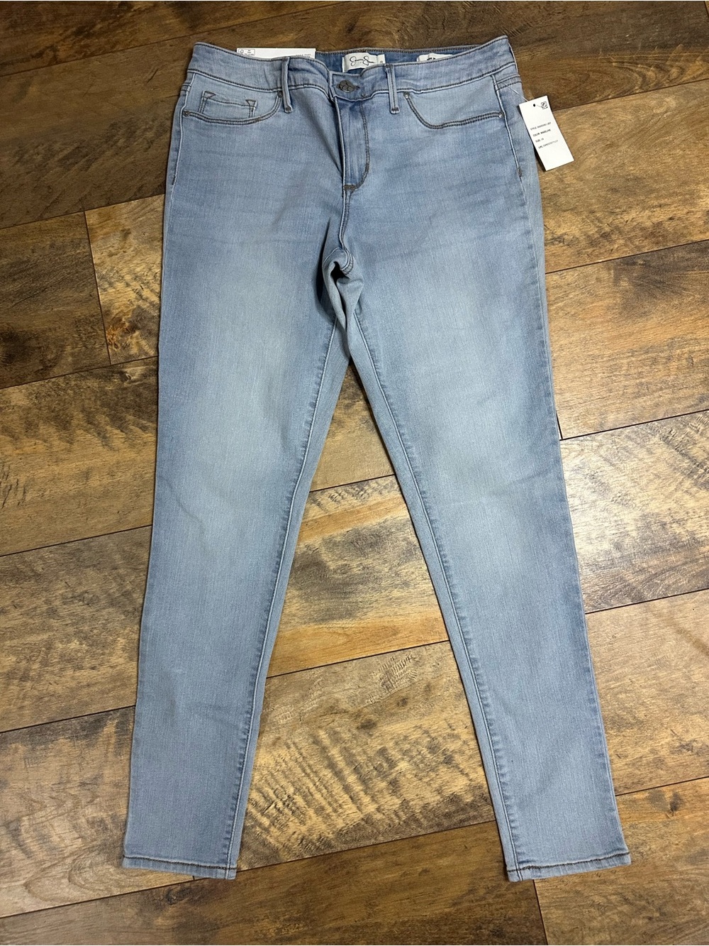 JESSICA SIMPSON Kiss Me Skinny Jeans, Light Wash, Size 10 Regular, NWT